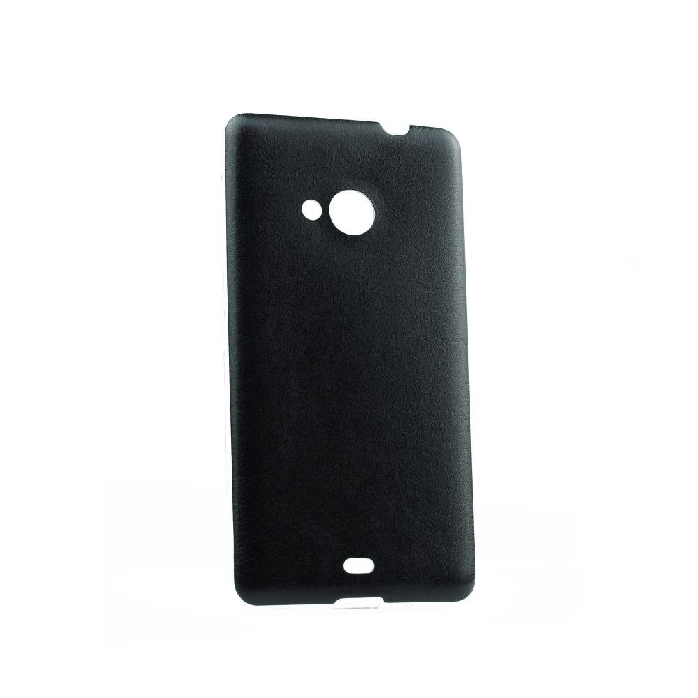 LG G4 Stylus Jelly TPU Leather Silicone Case Black image