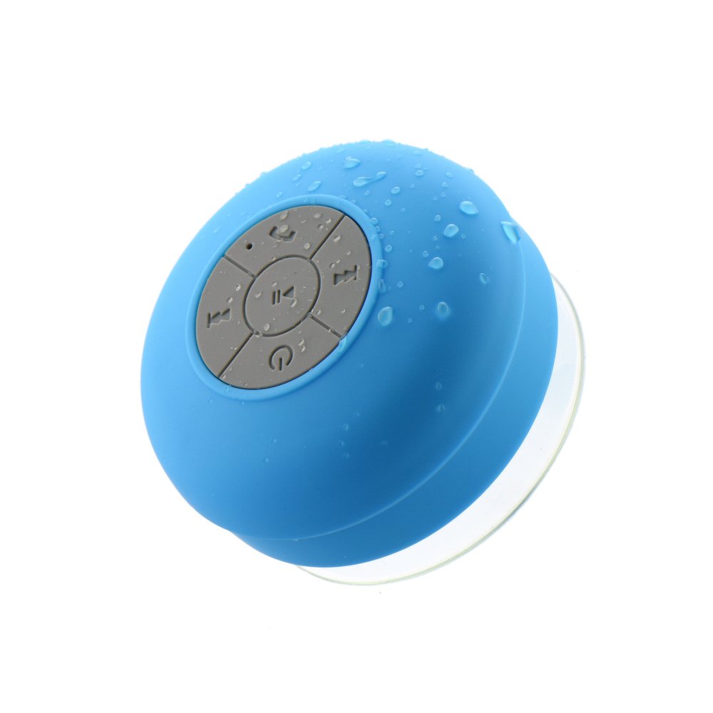Ασύρματο Αδιάβροχο Bluetooth Ηχείο με Βεντούζα Γαλάζιο BS-330 image