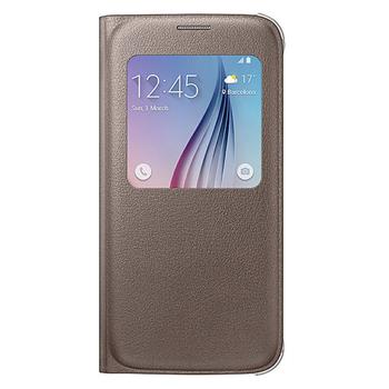 Samsung Galaxy S6 S-View Cover EF-CG920PFE Gold image