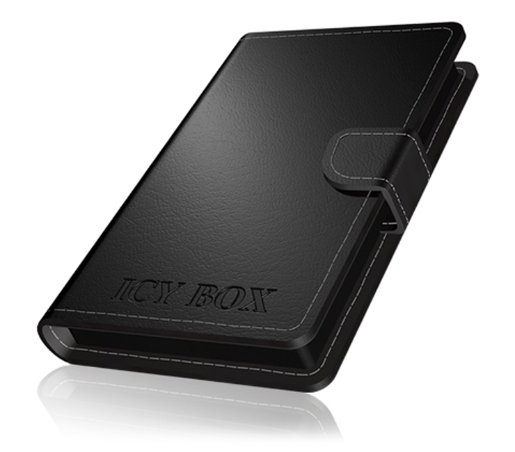 Θήκη δερμάτινη μετατροπής σκληρού δίσκου Icy Box 2.5" SSD/HDD USB 3.0 SATA ib-255u3 image