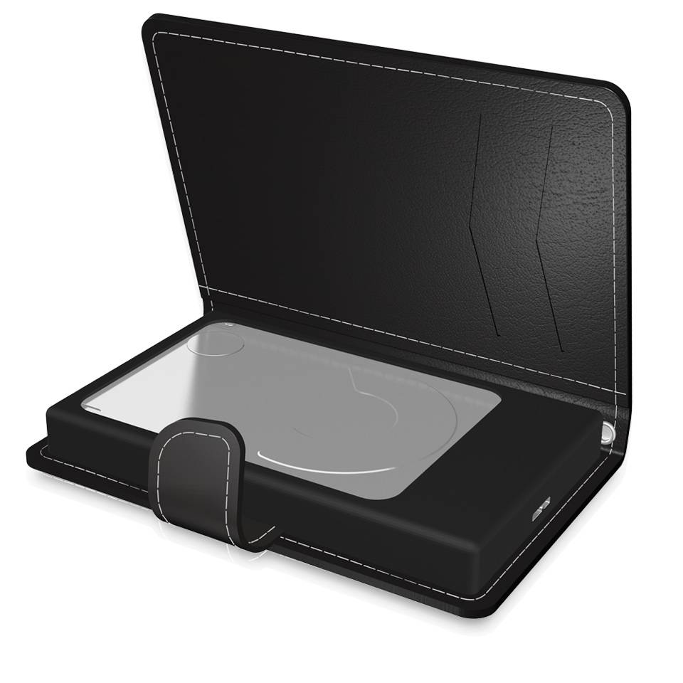 Θήκη δερμάτινη μετατροπής σκληρού δίσκου Icy Box 2.5" SSD/HDD USB 3.0 SATA ib-255u3 image