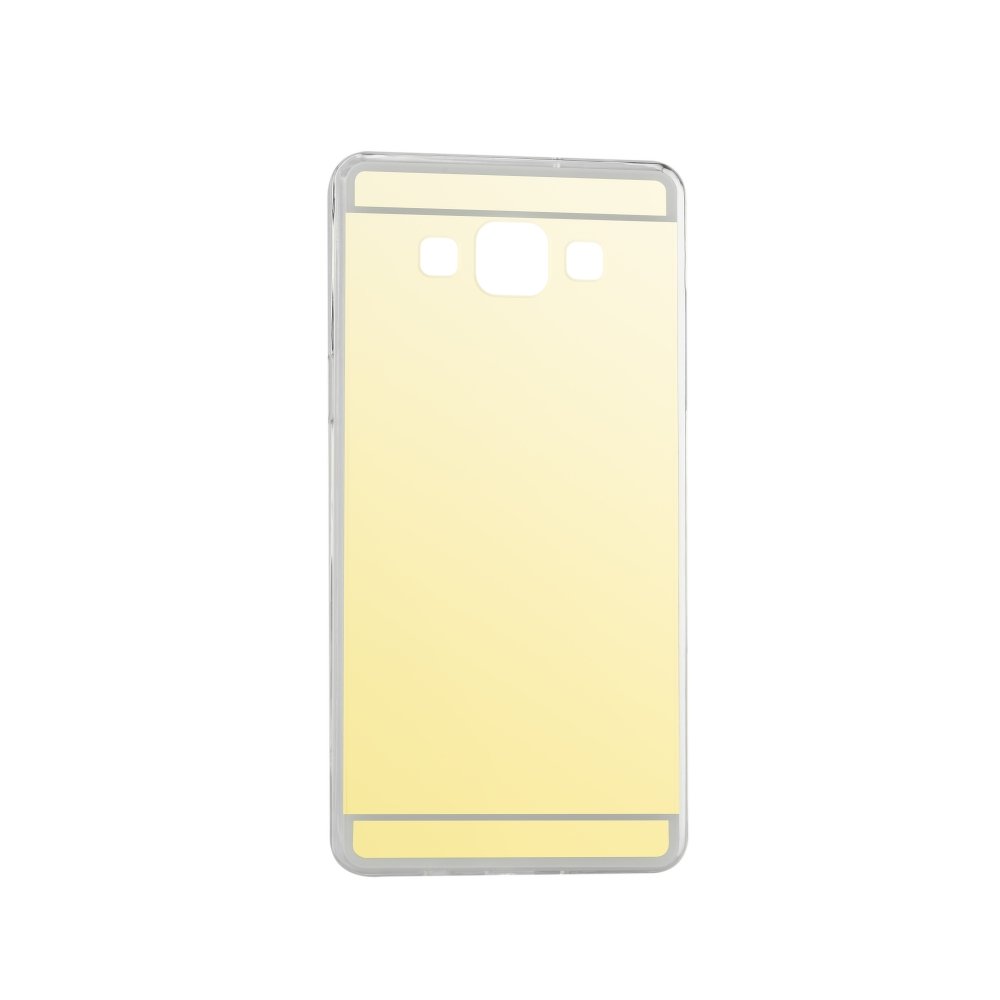 Samsung Galaxy A5 A500F Mirror Silicone Case Gold image