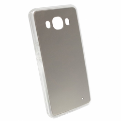 Samsung Galaxy J3 2016 J320 Mirror Silicone Case Silver image