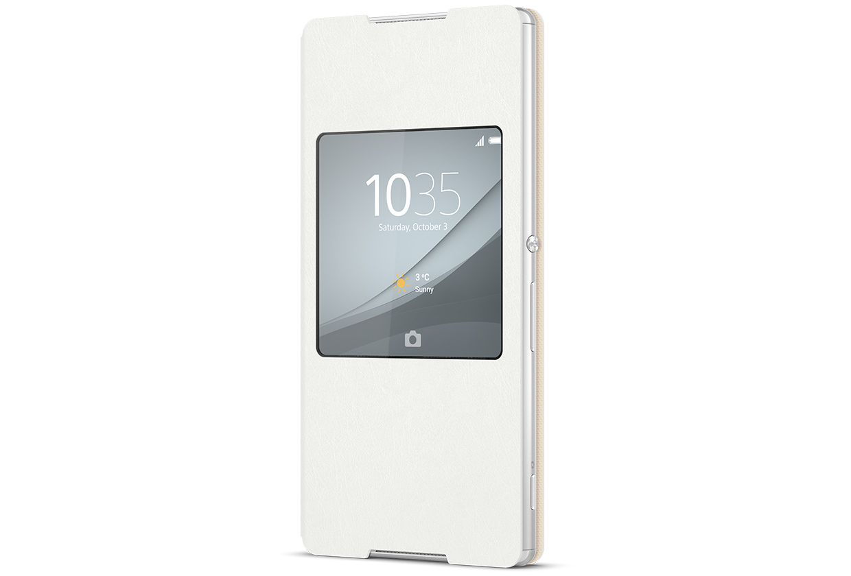 Sony Xperia Z3 Plus Original Style Cover SCR30 White image