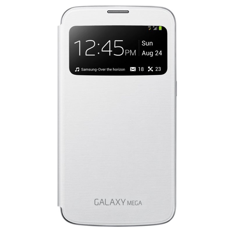Samsung Galaxy Mega i9200,i9205 S-view Cover Original White EF-CI920BWE image