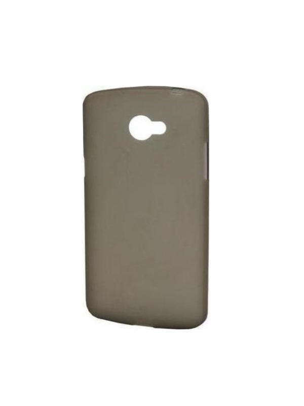 LG K5 Ultra Slim Silicone Case 0.3mm Transparent/Black image