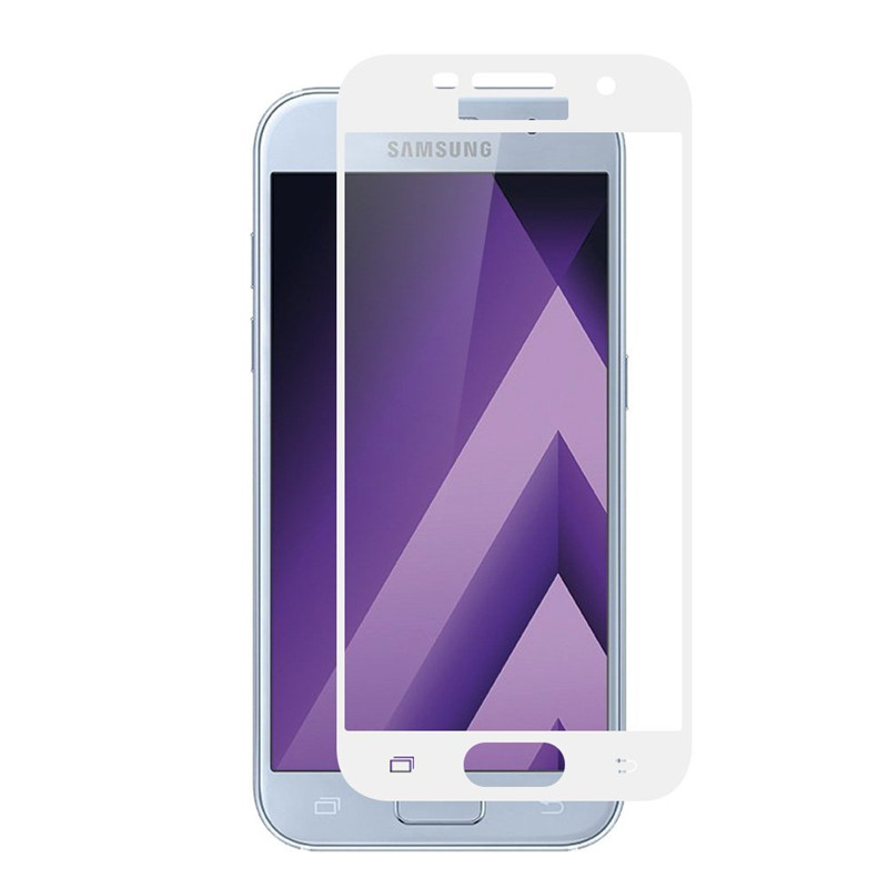 Tempered Glass (Full Cover) 9H 0.3mm Samsung Galaxy A5 2017 White image
