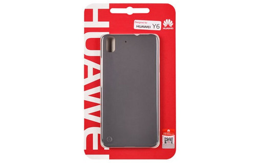 Γνήσια Θήκη Back Cover For Huawei Y6 Grey image