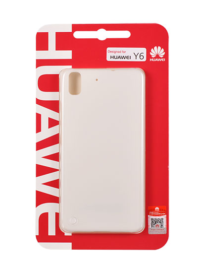 Γνήσια Θήκη Back Cover For Huawei Y6 White 51990806 image