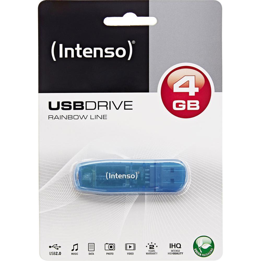 Intenso USB 2.0 USB Drive 4GB Γαλάζιο 3502450 image