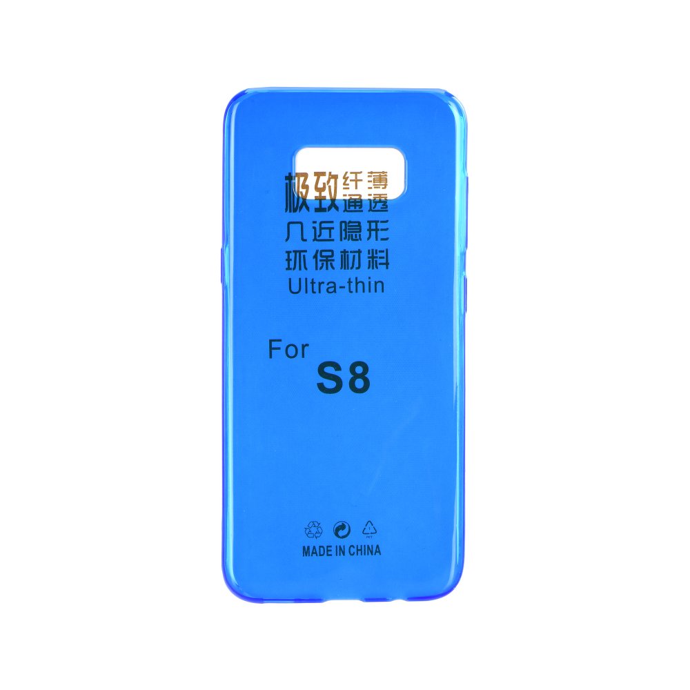 Samsung Galaxy S8 G950 Ultra Slim Silicone Case 0.3mm Blue image