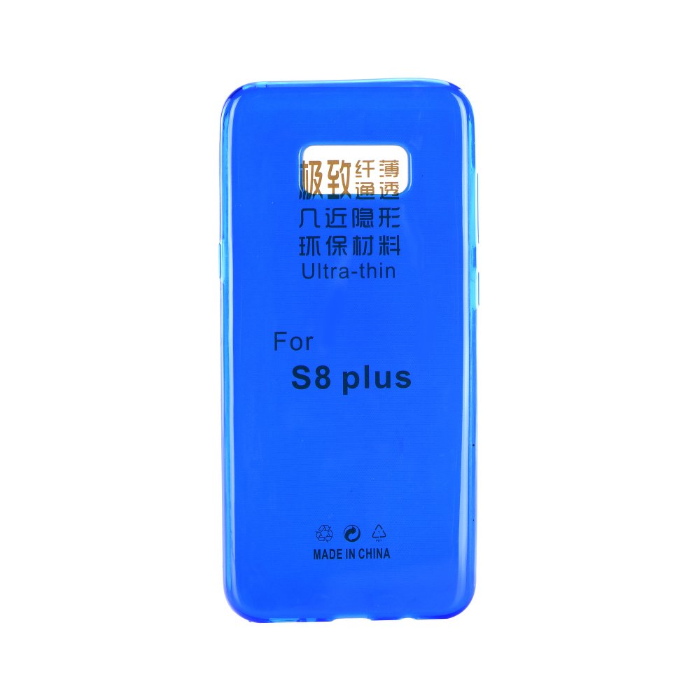 Samsung Galaxy S8 Plus G955 Ultra Slim Silicone Case 0.3mm Blue image