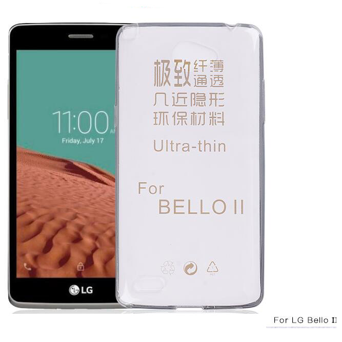 LG Bello II Ultra Slim Silicone Case 0.3mm Transparent image