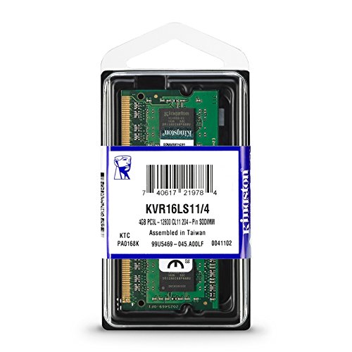 ValueRAM By Kingston 4GB Ram DDR3L Για Φορητό 1600MHz CL11 KVR16LS11/4 image