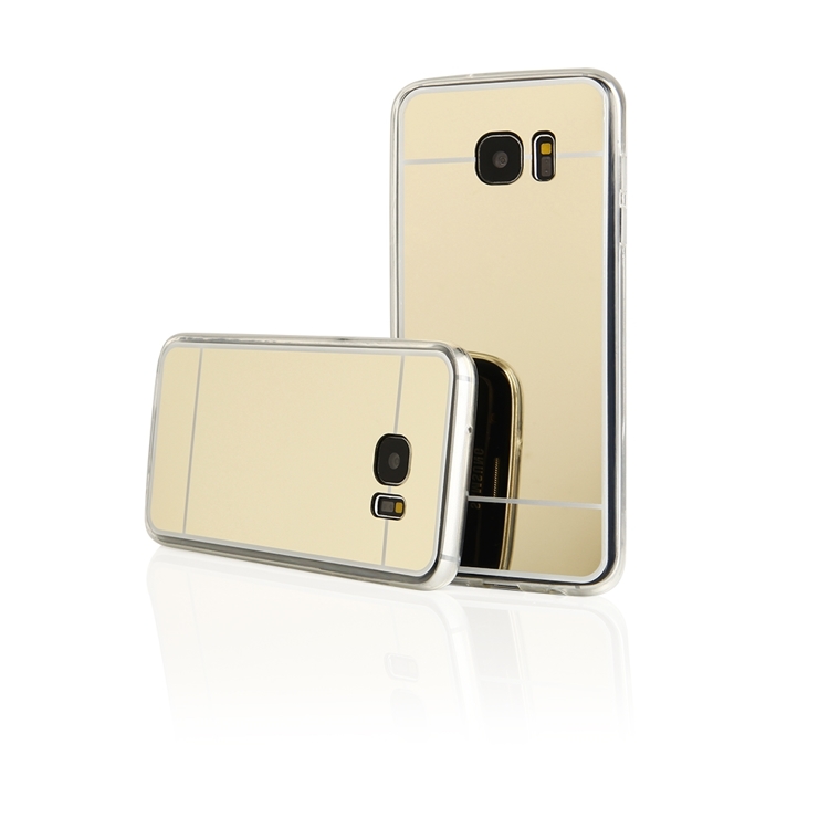 Samsung Galaxy S8 Plus G955 Forcell Mirror Silicone Case Gold image