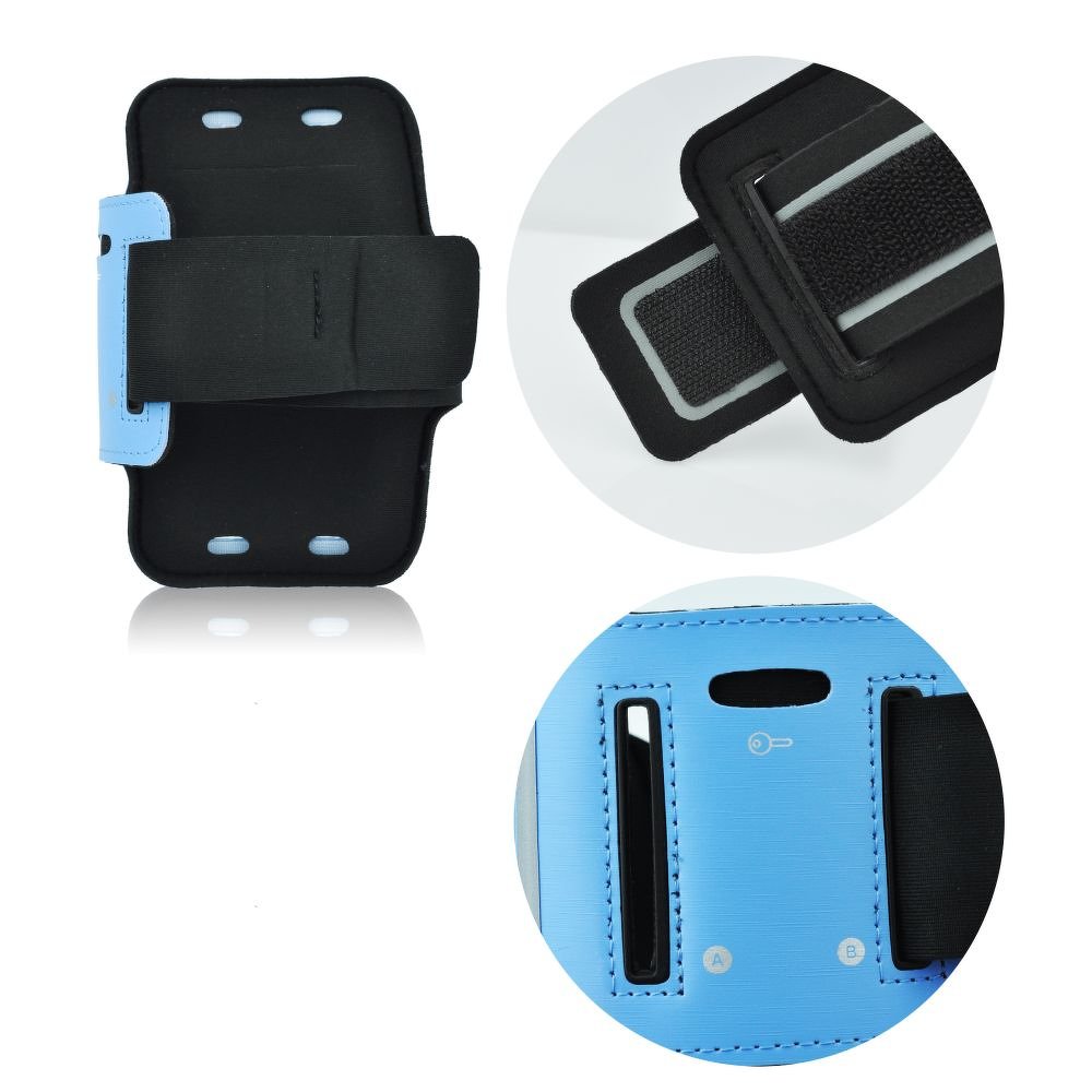 Armband Sport Case για iPhone 6 Plus, Samsung Galaxy Note 2/3/4 5.5-5.7" Universal Μπλε Size 03 image