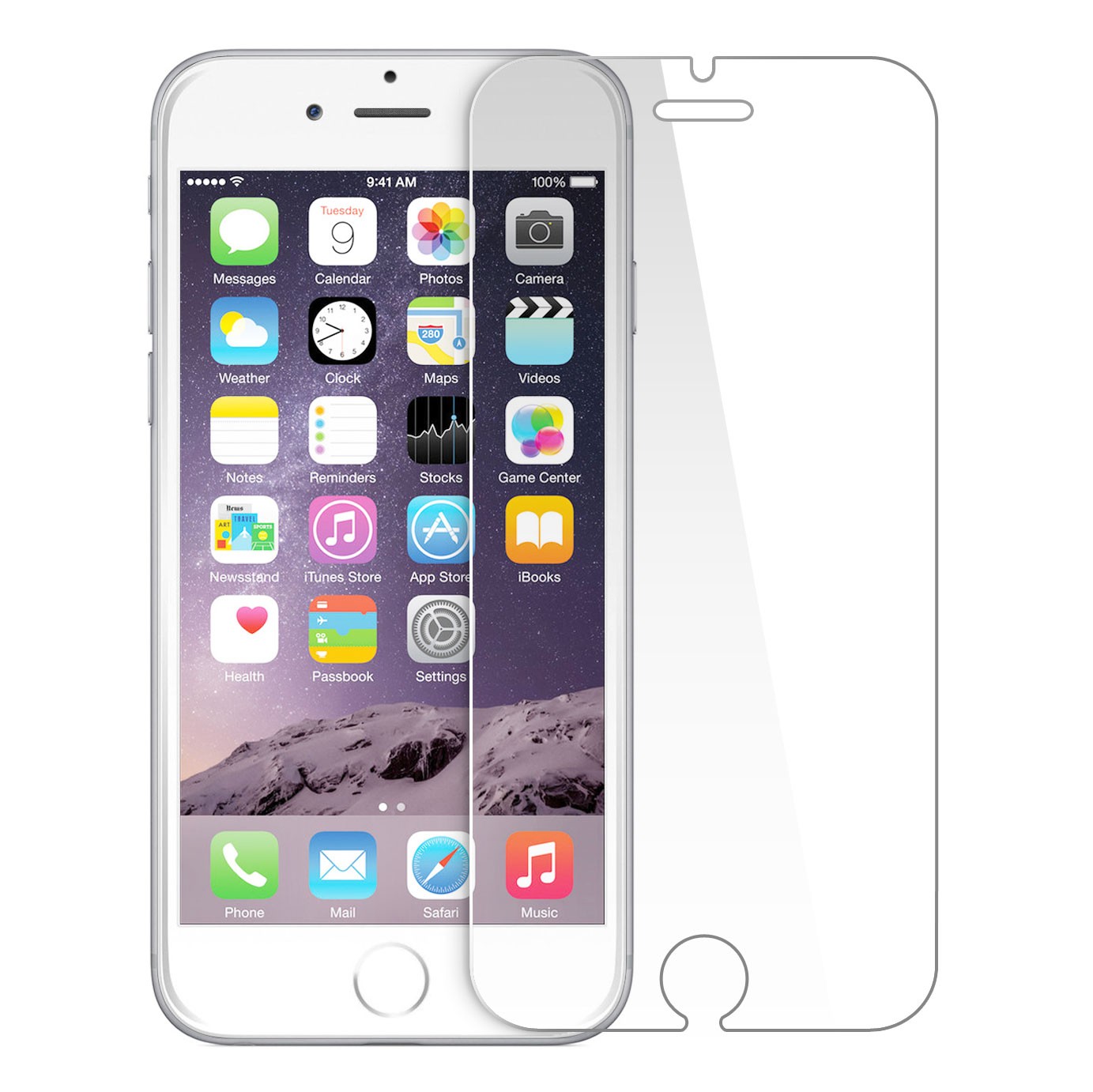 Tempered Glass 9H 0.3mm iPhone 6,6S 4.7" BS image