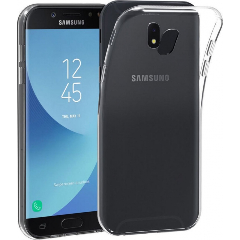 Samsung Galaxy J7 2017 J730 Ultra Slim Silicone Case Transparent 0.5mm image