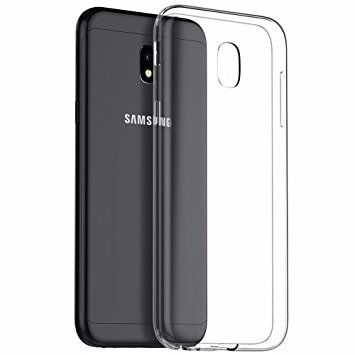 Samsung Galaxy J3 2017 J330 Ultra Slim Silicone Case 0.3mm Transparent image