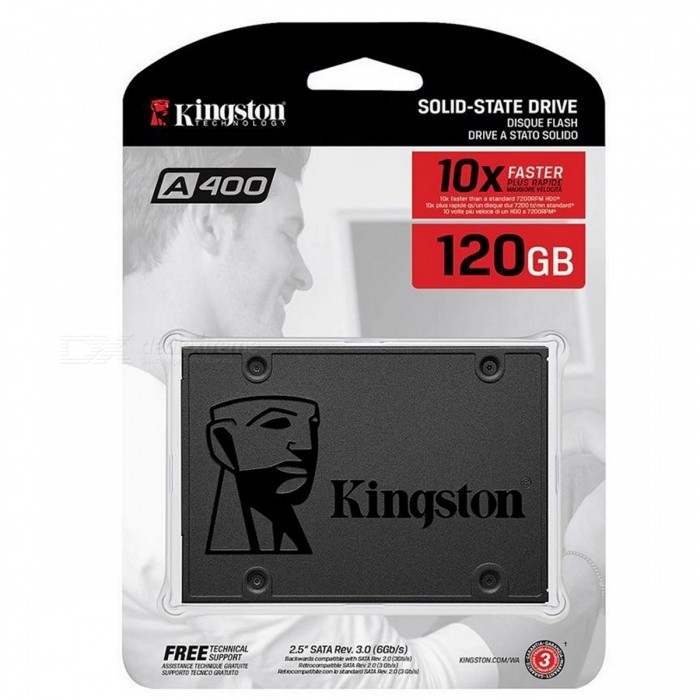 SSD A400 120GB Kingston 2.5" Sata III SA400S37/120G image