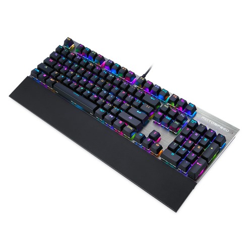 Πληκτρολόγιο Ενσύρματο RGB Backlight Motospeed CK108 Black (Black Switches) image