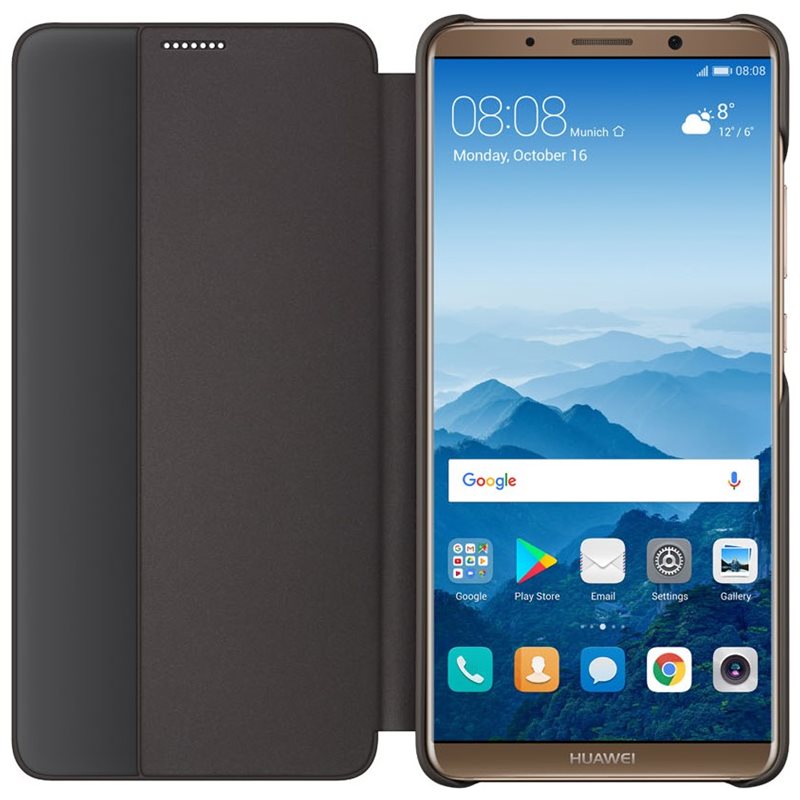 Γνήσια Θήκη Flip Case Για Το Huawei Mate 10 Pro 6" Με Παράθυρο Brown 51992177 image