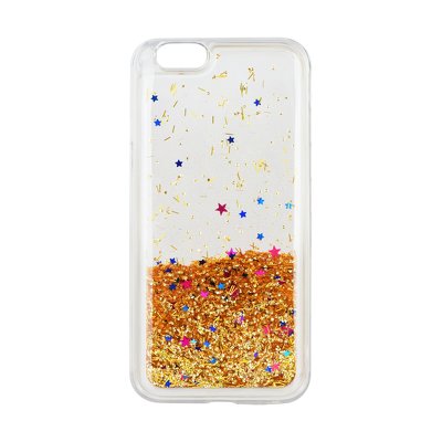 Samsung Galaxy J5 2017 J530FN Liquid Glitter Silicone Case Gold image