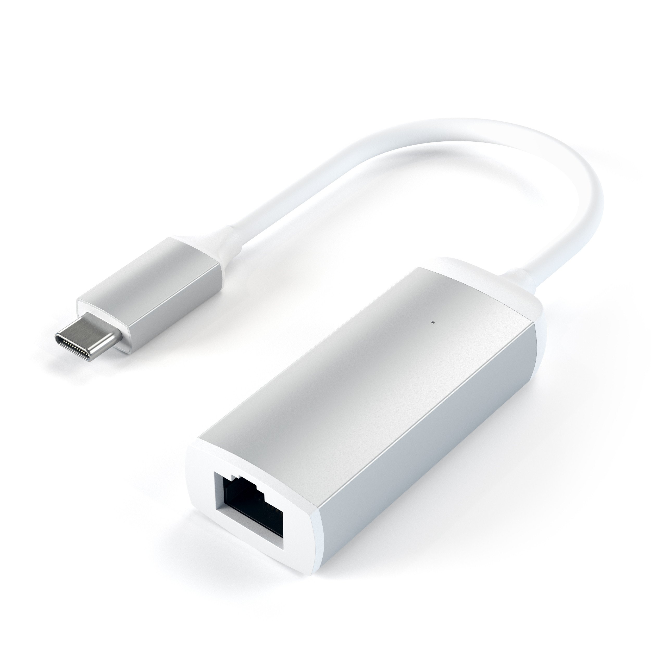 USB C Ethernet Adapter Silver Satechi ST-TCENS image