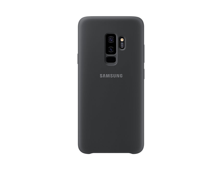 Original Silicone Cover For Samsung Galaxy S9 Plus G965 Black EF-PG965TBE image