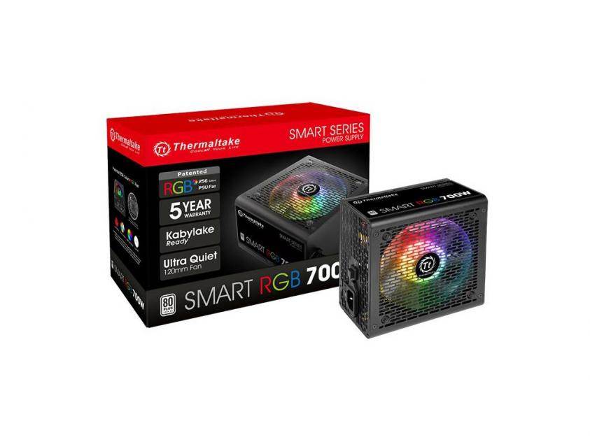 Power Supply (Τροφοδοτικό) Smart Series 80+ RGB 700W Thermaltake SPR-0700NHSAW image