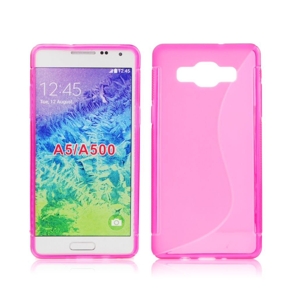 Samsung A500F Galaxy A5 TPU Silicone Case S-Line Pink image