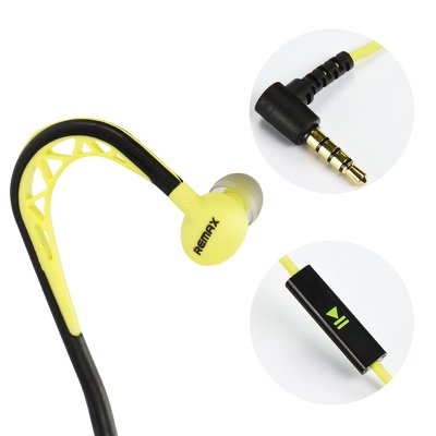 Ακουστικά Handsfree  Remax S15 3.5mm Yellow-Black image