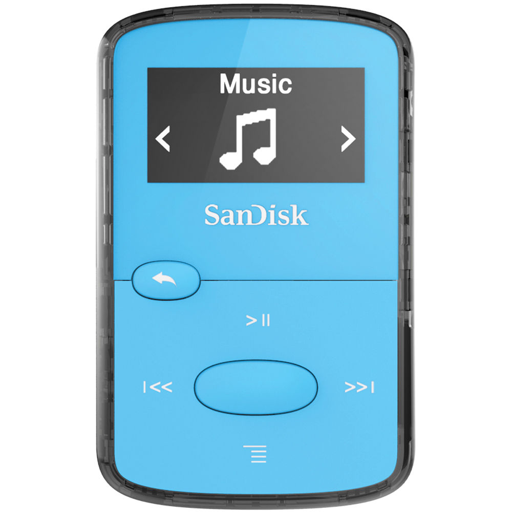 Clip Jam Mp3 Player 8GB Sandisk Blue SDMX26-008G-G46B image