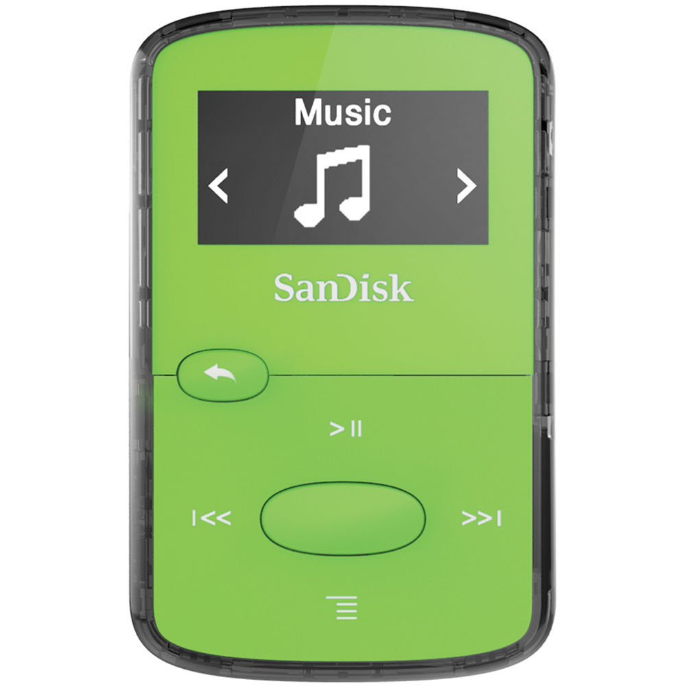 Clip Jam Mp3 Player 8GB Sandisk Green SDMX26-008G-G46G image