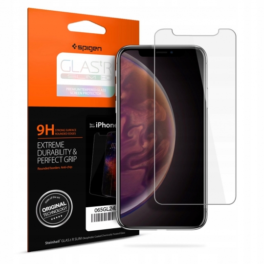 Tempered Glass Glas.tR Slim Spigen 9H iPhone Xs MAX/11 Pro Max 065GL24540 image