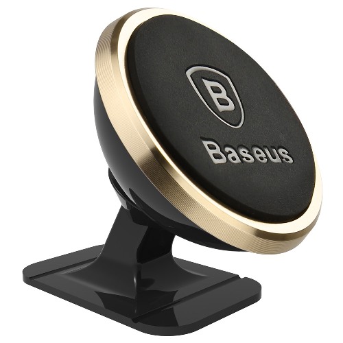 Universal Magnetic 360 Car Holder Baseus Gold SUGENT-NT0V image