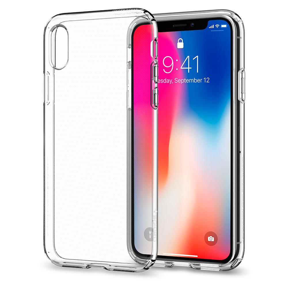 iPhone X/Xs Spigen Liquid Crystal Clear Silicone Case 063CS25110 image