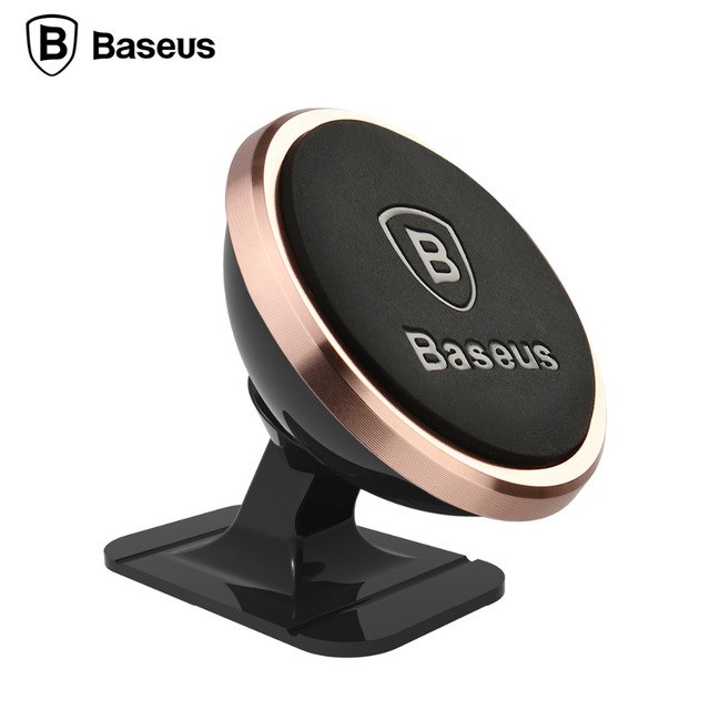 Universal Magnetic 360 Car Holder Baseus Rose Gold SUGENT-NT0R image