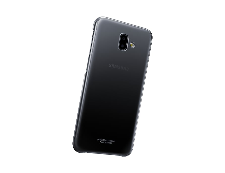 Samsung Galaxy J6 Plus 6" Gradation Cover Ultra Thin Black EF-AJ610CBE image
