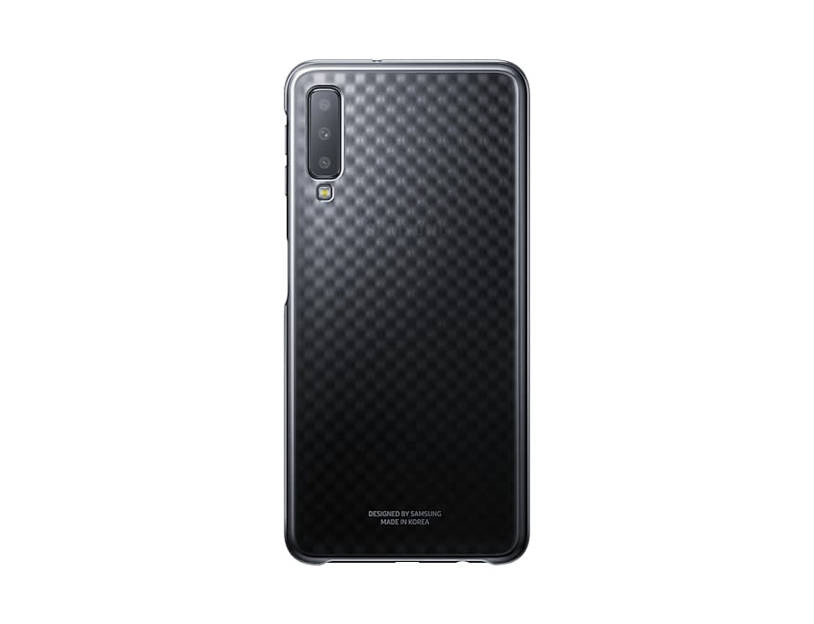 Samsung Galaxy A7 2018 6" Gradation Cover Ultra Thin Black EF-AA750CBE image