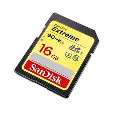 Κάρτα SD ΚΑΜΕΡΑΣ 16GB Cl10 90MB/s SANDISK Extreme SDSDXNE-016G-GNCIN image