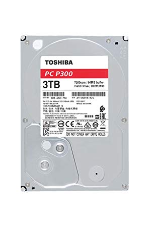 HDD Toshiba 3.5" 3TB P300 7200, 64mb, SATA 3 Bulk HDWD130UZSVA image