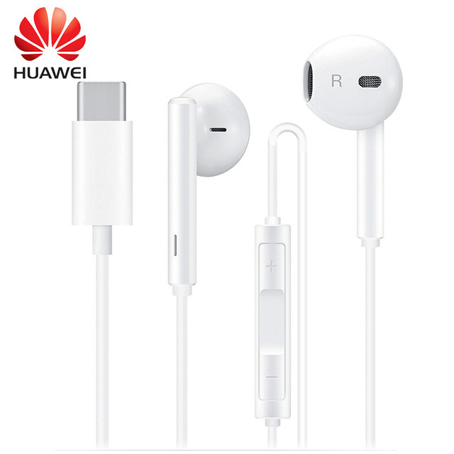 Handsfree Earphones Type C Huawei CM33 White Original Blister 55030088 image