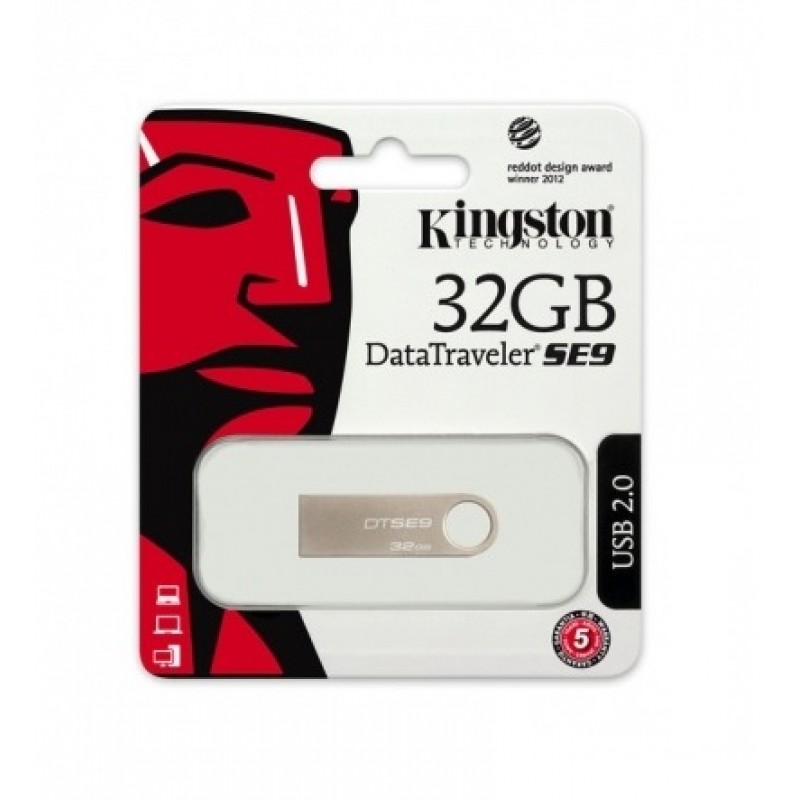 Data Traveler SE9 USB 2.0 32GB DTSE9H Kingston Champagne image