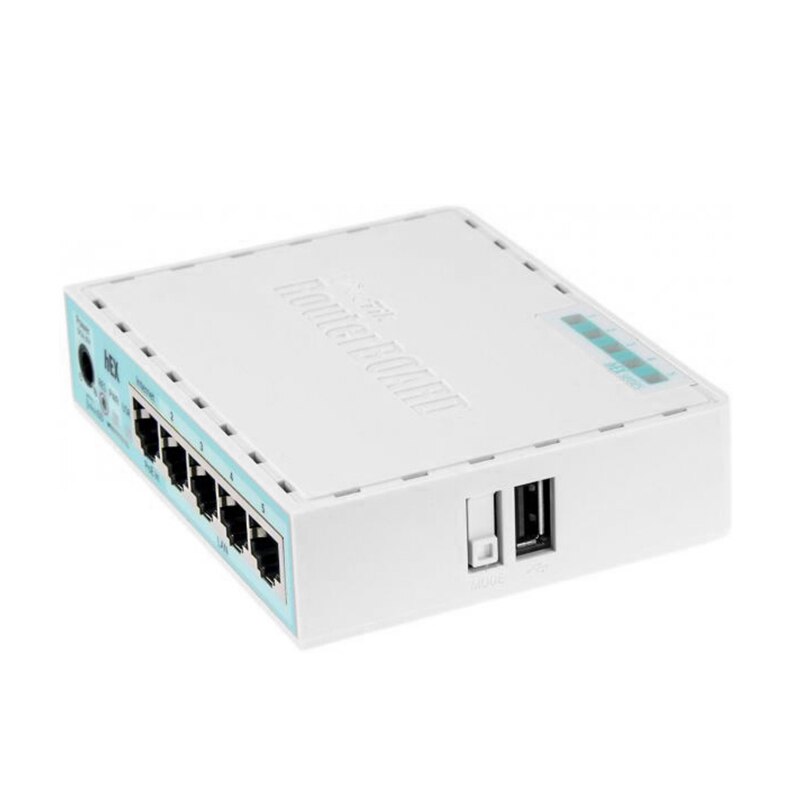 Ethernet Router hEX RB750Gr3 5 Port, Dual Core 880MHz CPU, 256MB RAM, USB, microSD, RouterOS L4 image