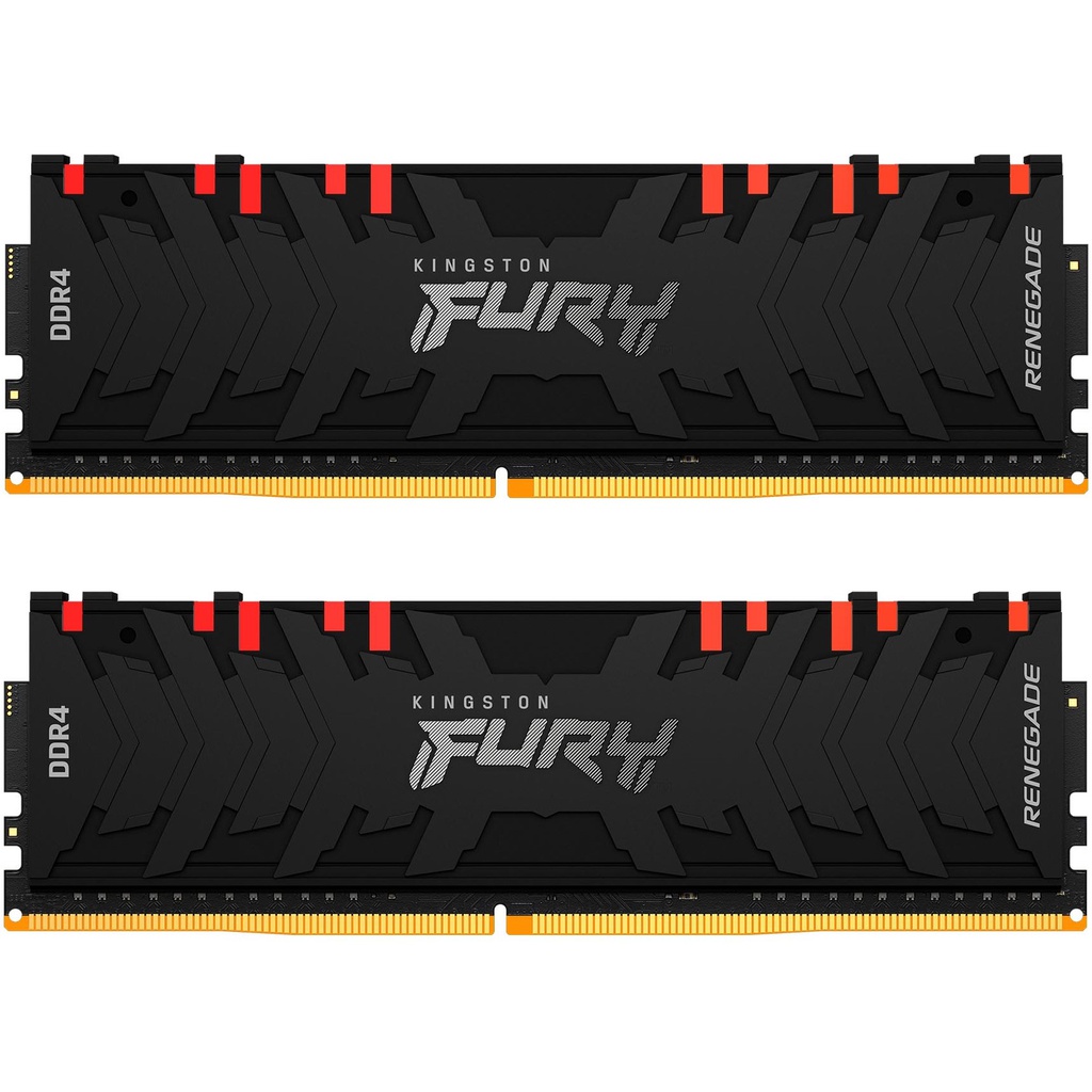 Μνήμη Ram Kingston Fury Renegade RGB 16GB (2x8GB) DDR4 3600MHz KF436C16RBAK2/16 image