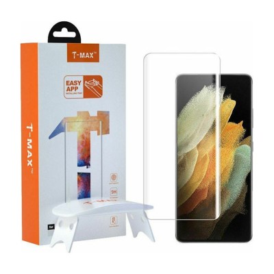 Tempered Glass UV Full Cover T-Max For Galaxy S21 Ultra  image