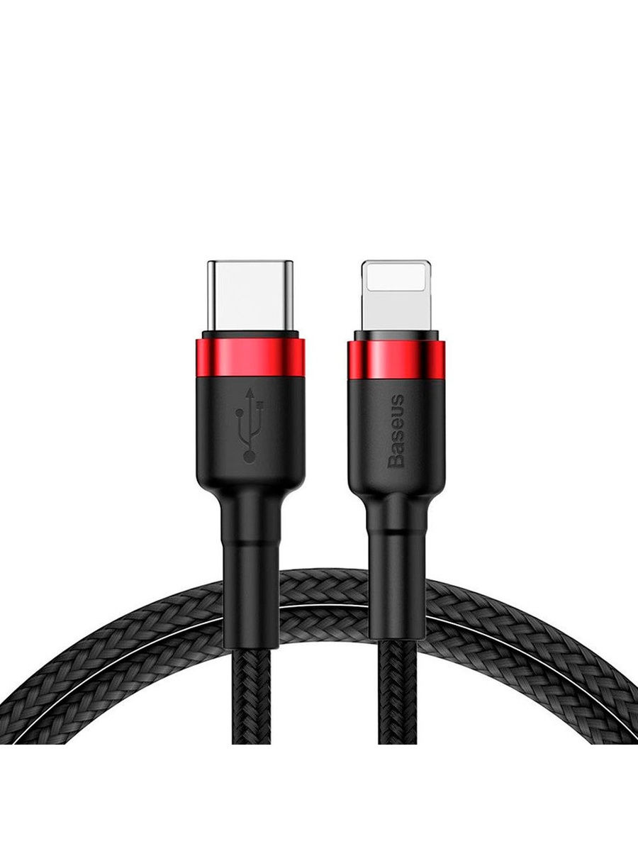 Καλώδιο Φόρτισης USB-C to Lightning 18W 1m Black-Red Baseus CATLKLF-91 image