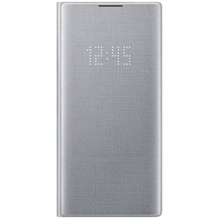Original LED View Cover Samsung Galaxy Note 10 Plus N975 Silver EF-NN975PSE image