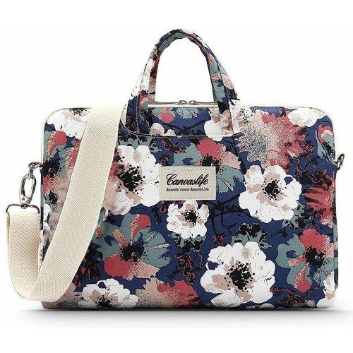 Τσάντα Ώμου/Χειρός για Laptop 13"-14" Canvaslife Briefcase Blue Camellia 5906735412062 image